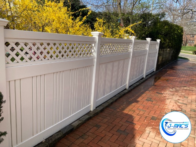 White Grimy Fence After