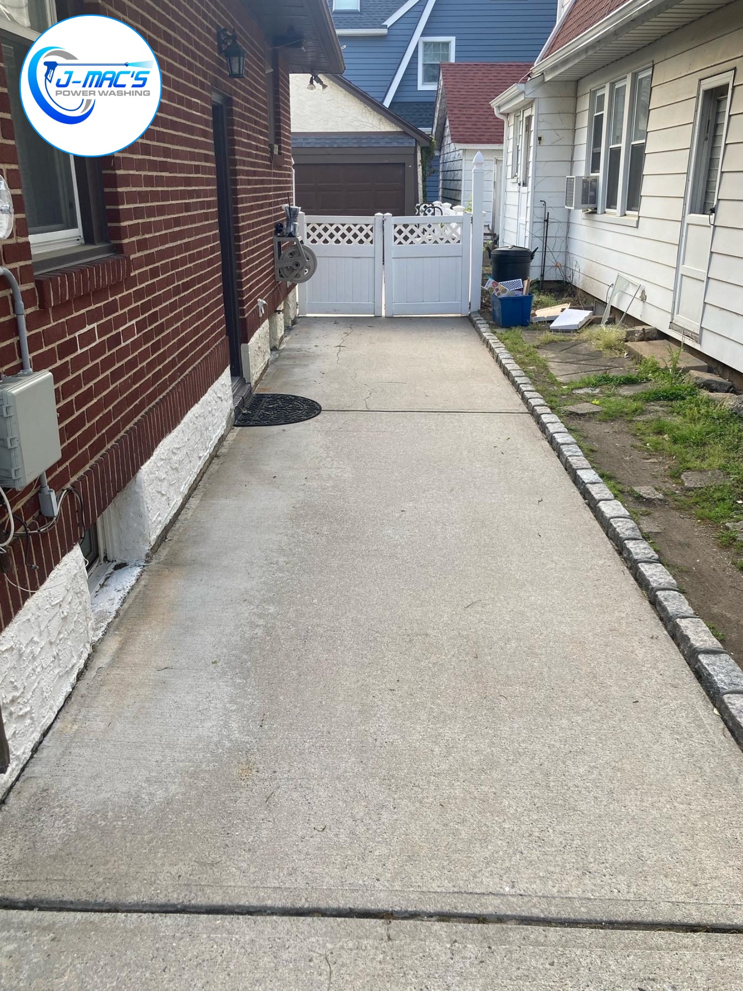 Paver Walkway After