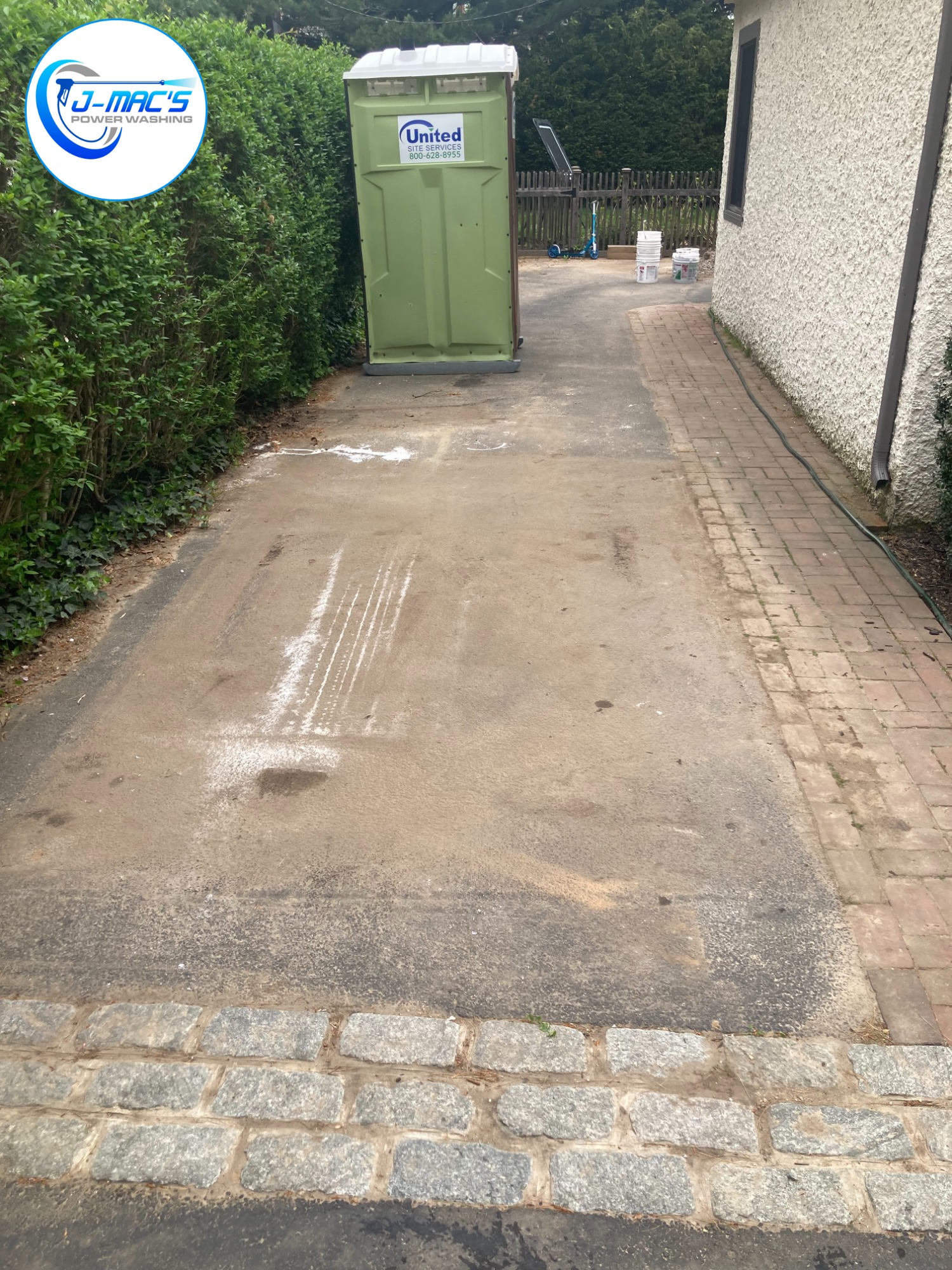 Dirty Driveway Before